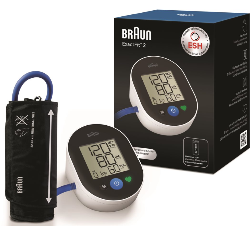 BRAUN ExactFit Blutdruckmessgerät 2 (1 Stk)