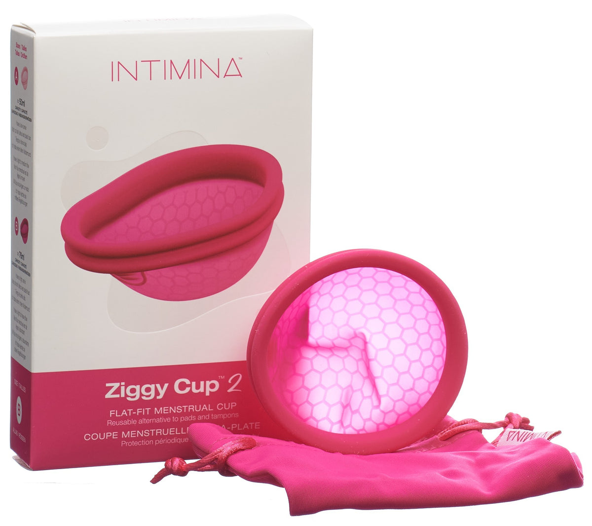 INTIMINA Ziggy Cup, Grösse B, 7.3x6.7x3.5cm (1 Stk)