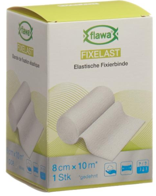 FLAWA Fixelast Fixierbinde (8cmx10m)