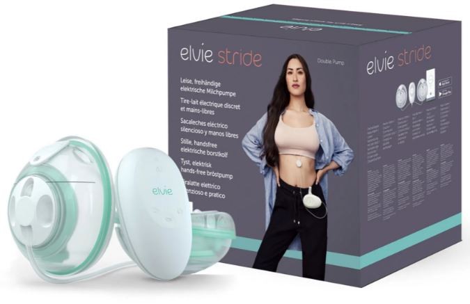 Elvie Stride - Elektrische Doppelmilchpumpe (1 Stk)