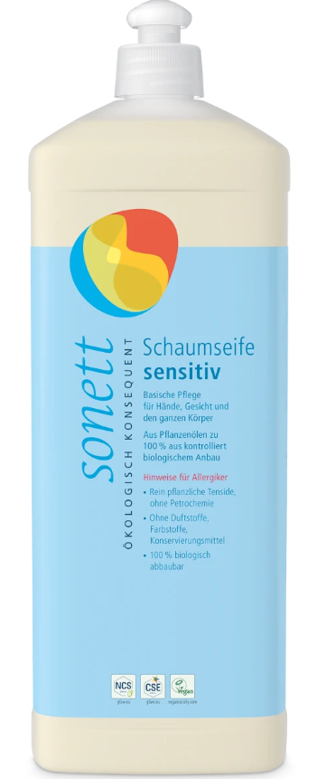 Sonett Schaumseife sensitiv Nachfüllflasche (1l)