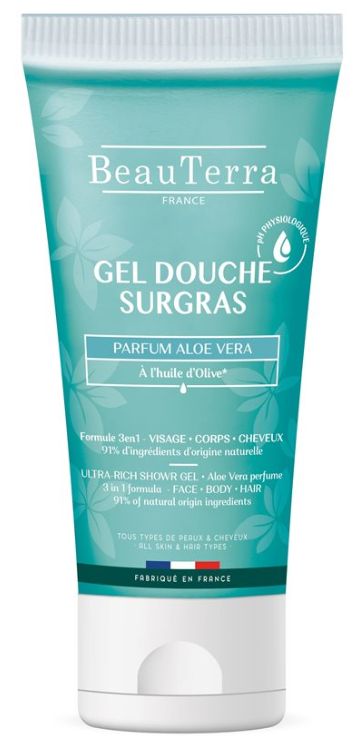 BeauTerra reichhaltiges Duschgel mit Aloe Vera (200ml)