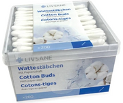 Livsabe Wattestäbchen (200 Stk)
