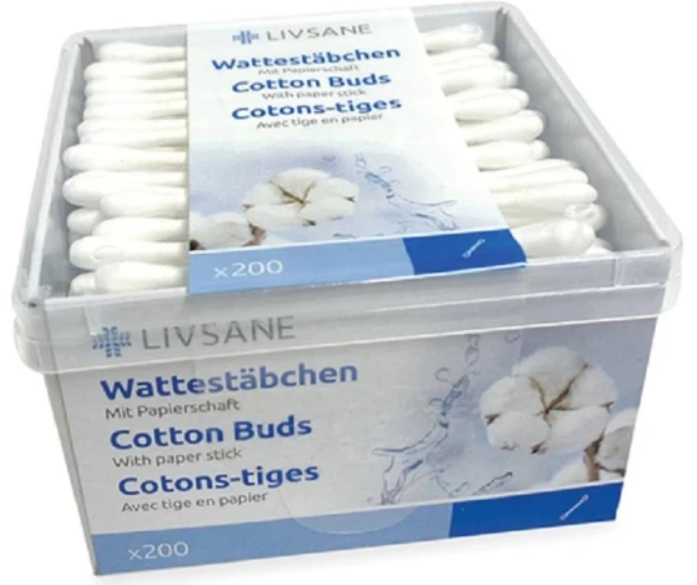 Livsabe Wattestäbchen (200 Stk)