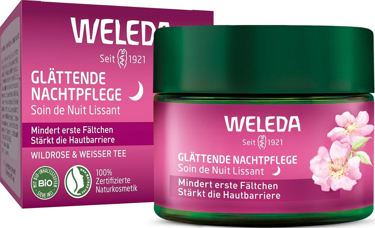 Weleda Glättende Nachtpflege Wildrose & Weißer Tee (40ml)