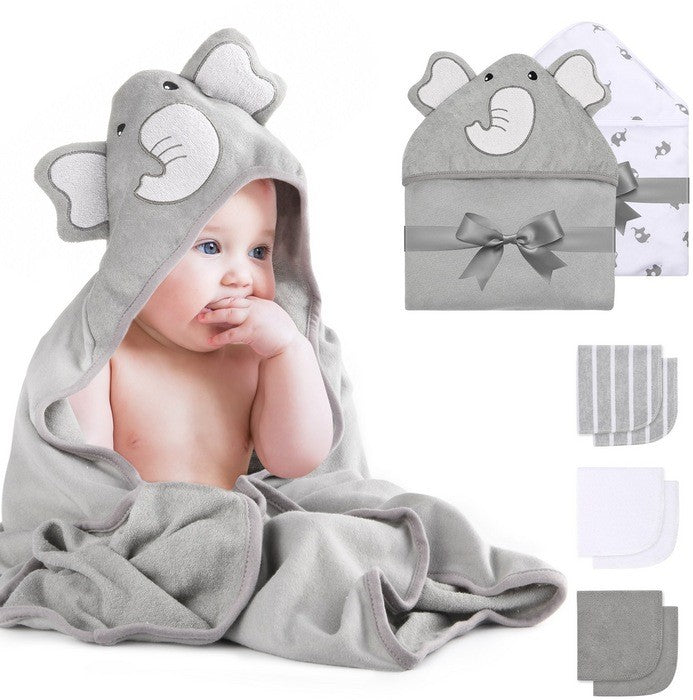Momcozy Baby-Kapuzenhandtuch Set (8-teilig)