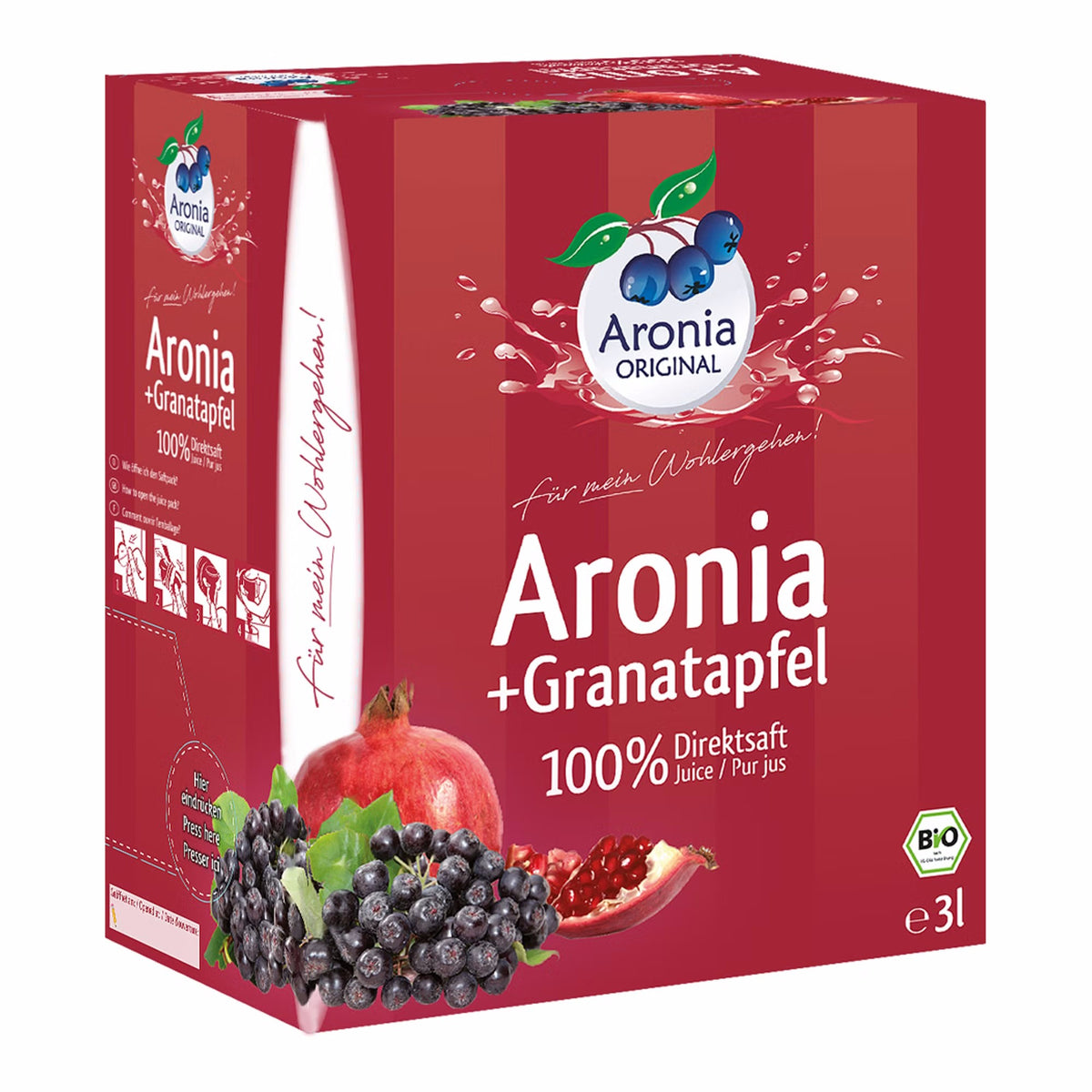 Aronia ORIGINAL Bio Aronia & Granatapfelsaft (3l)