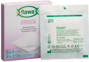 FLAWA Gazin Mullkompressen Sterill 5x5cm (5x2 Stk)