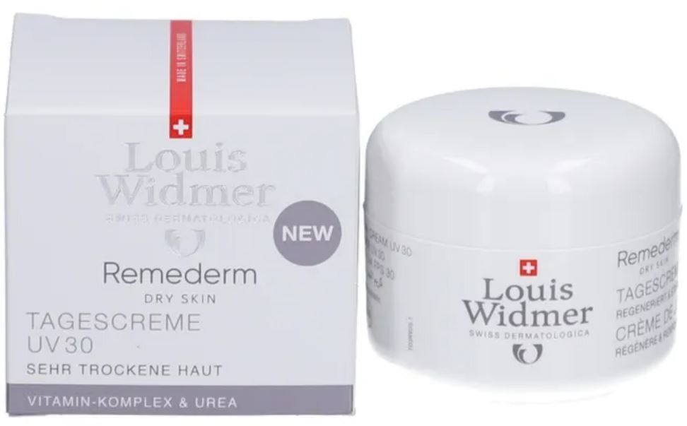Louis Widmer Remederm Dry Skin Tagescreme UV 30 unparfümiert (50ml)