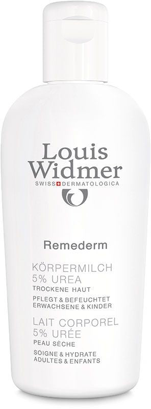 Louis Widmer Remederm Dry Skin Körpermilch 5% Urea unparfümiert (400ml)
