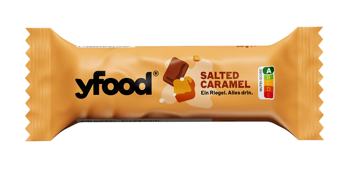 YFood Classic Riegel Salted Caramel & Chocolate (12x60g)