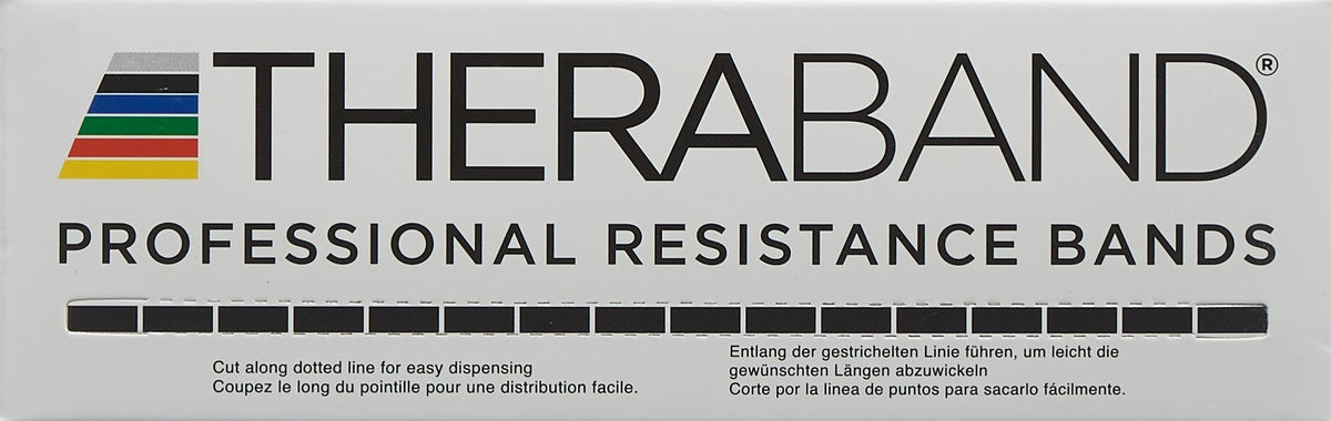 Theraband Übungsband rot, mittel, 5.50m (1 Stk)