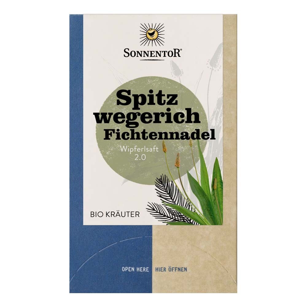 Sonnentor Spitzwegerich-Fichtennadel Kräutertee (18 Beutel)