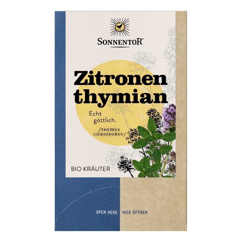 Sonnentor Zitronenthymian Kräutertee (18 Beutel)