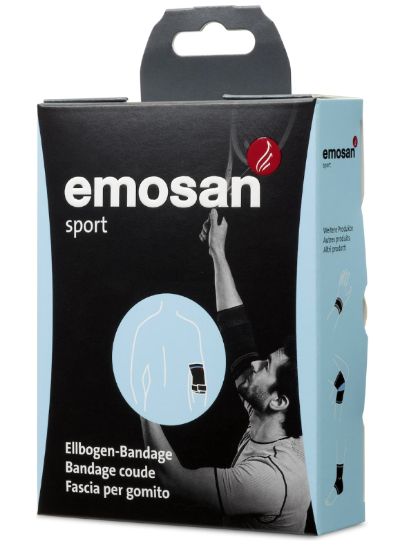 Emosan Sport Ellbogen-Bandage XL 30–32cm (1 Stk)