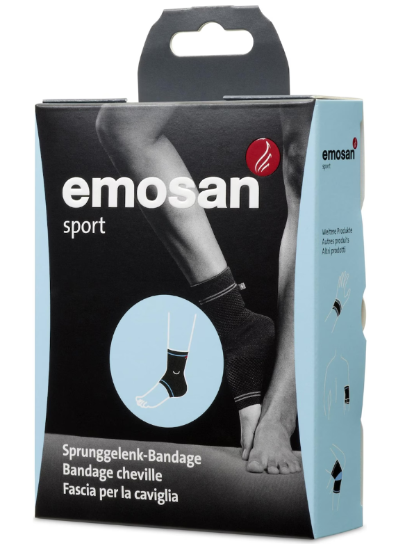 Emosan Sport Sprunggelenk-Bandage L 24-26cm (1 Stk)