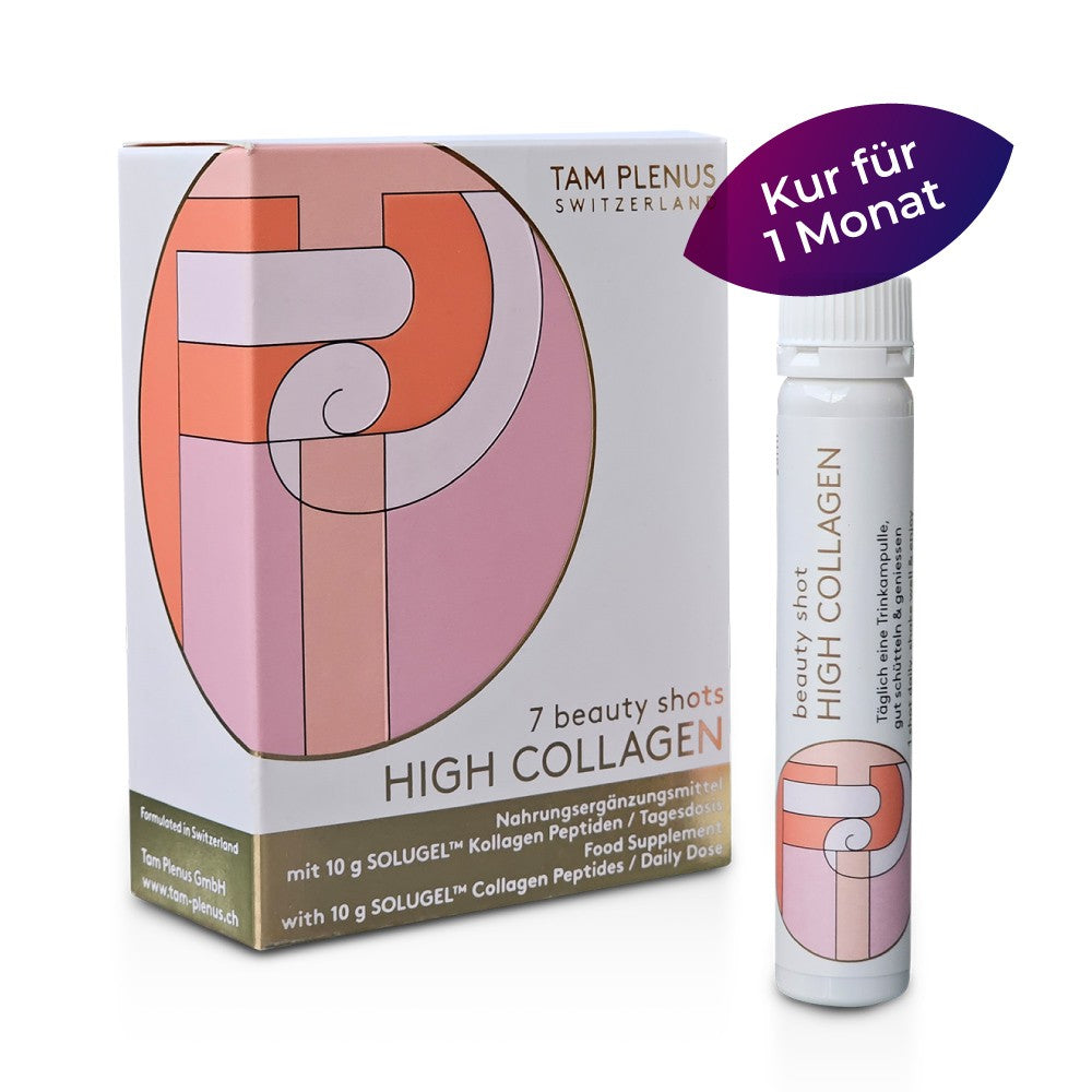 TAM PLENUS High Collagen Shots, 1 Monats-Kur (4x7 Stk)
