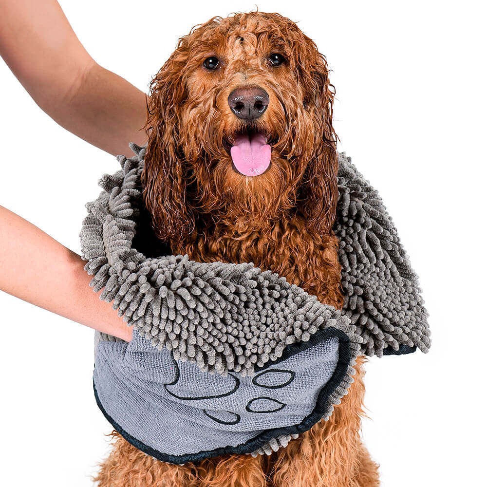 Dog Gone Smart Handtuch Dirty Dog Shammy für Hunde in grau (1 Stk)