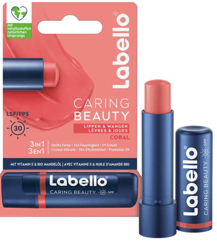Labello Caring Beauty Coral Stick (4.8g)