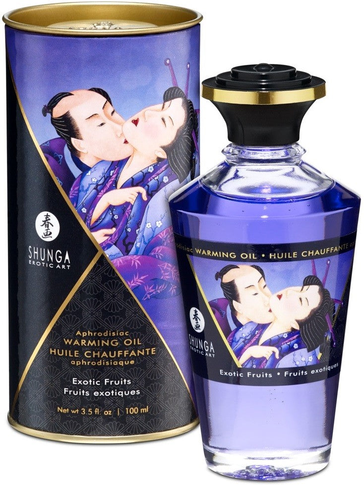 Shunga Aphrodisiac Exotic Fruits wärmendes Massageöl (100ml)
