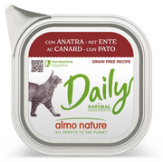 Almo Nature Daily mit Ente, Nassfutter für Katzen (100g)