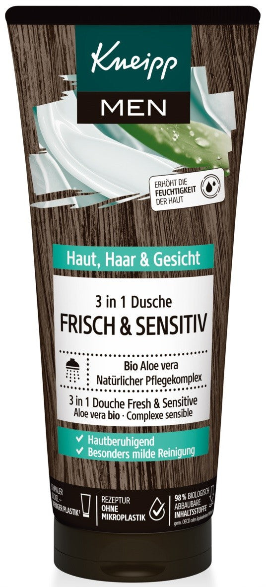 Kneipp MEN 3in1 Dusche Frisch & Sensitiv (200ml)