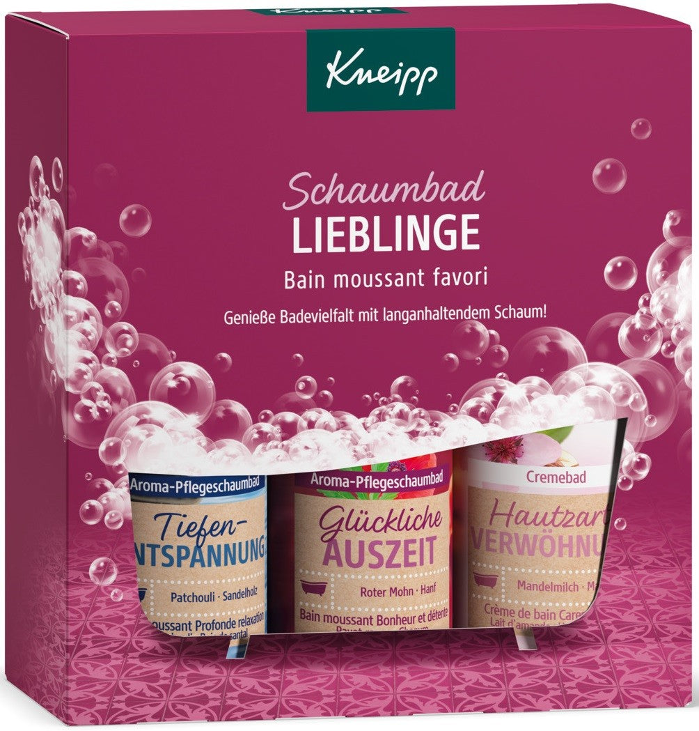 Kneipp Geschenkpackung Schaumbad Lieblinge (3x100ml)