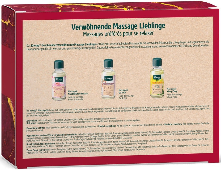 Kneipp Geschenkset Verwöhnende Massage Lieblinge (3x20ml)