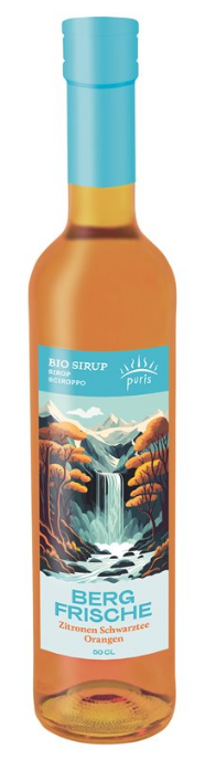 Puris SIRUP Bergfrische Eistee Glasflasche (6x500ml)