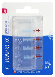 CURAPROX CPS 405 ortho Kirschrot Ersatzbürsten, Durchmesser 1.3-5mm (4 Stk)