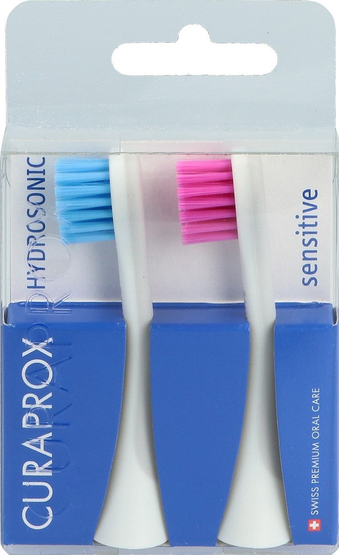 CURAPROX Hydrosonic Ersatzbürste sens blau-pink (2 Stk)