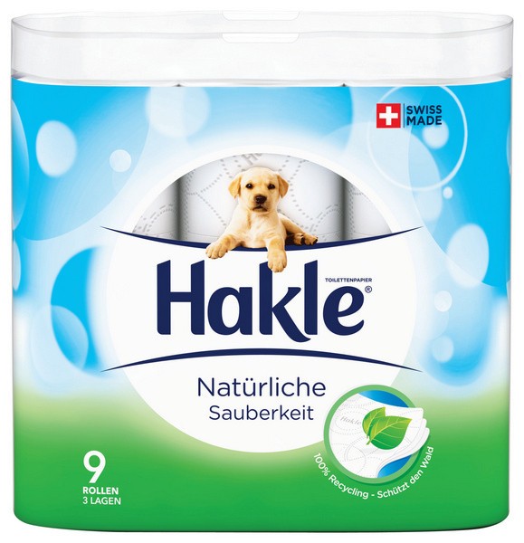 Hakle Natürliche Sauberkeit Kleinrollen 9.8x12cm (36 Stk)