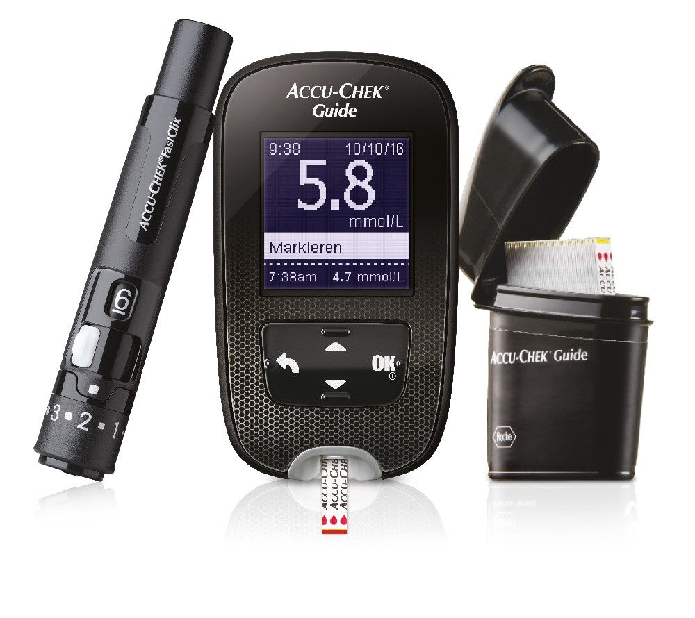 Accu Chek Guide Set mmol/l, inklusive 10 Tests (1 Stk)