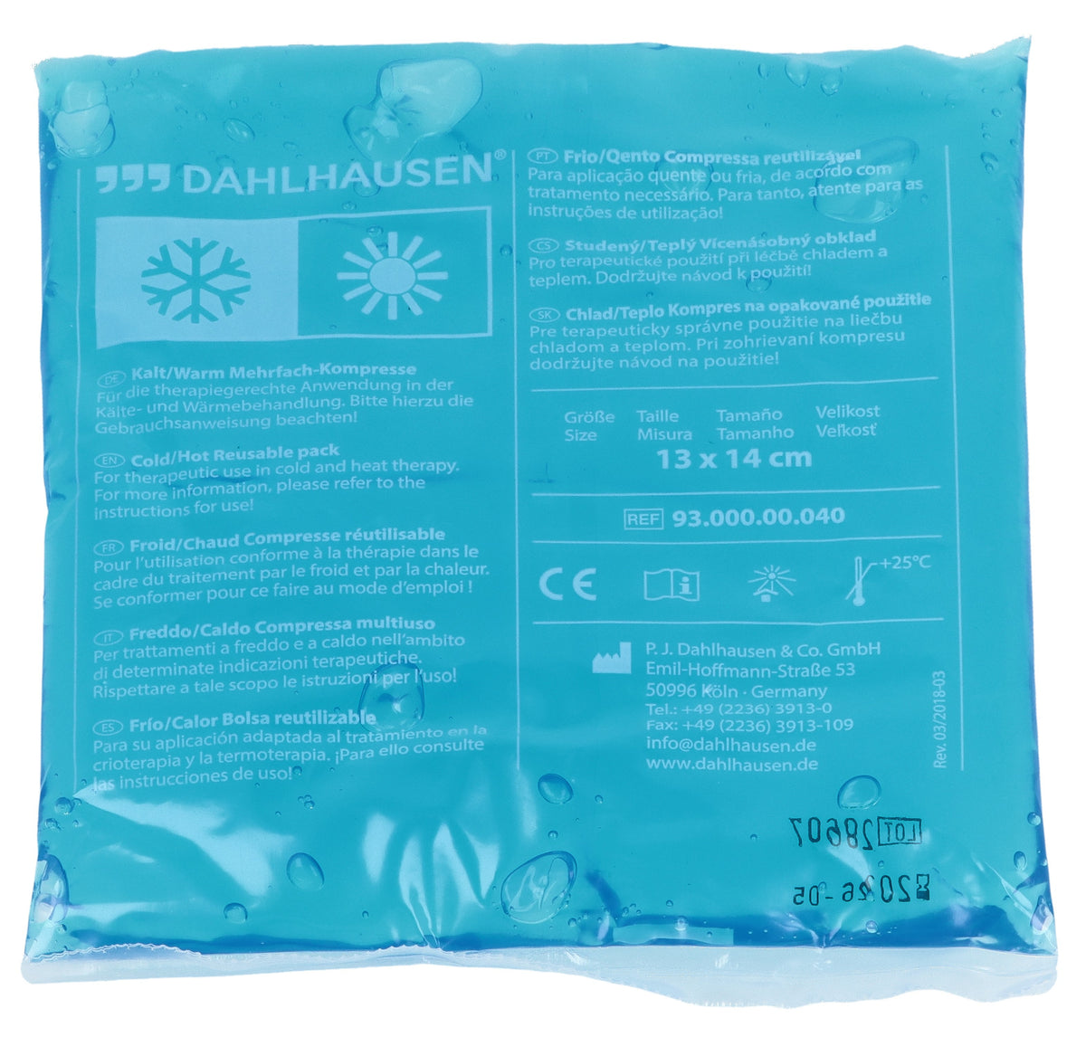 DAHLHAUSEN Kalt-/Warm-Kompresse 13x14cm Mini (10 Stk)