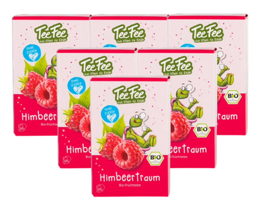 TeeFee Bio Früchtetee Himbeertraum (6x20 Stk)