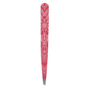 Hausmann Pinzette schräg, Swarowski pink (1 Stk)
