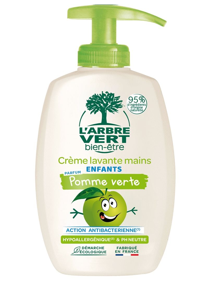 L'ARBRE VERT Flüssigseife Kinder Grüner Apfel (300ml)