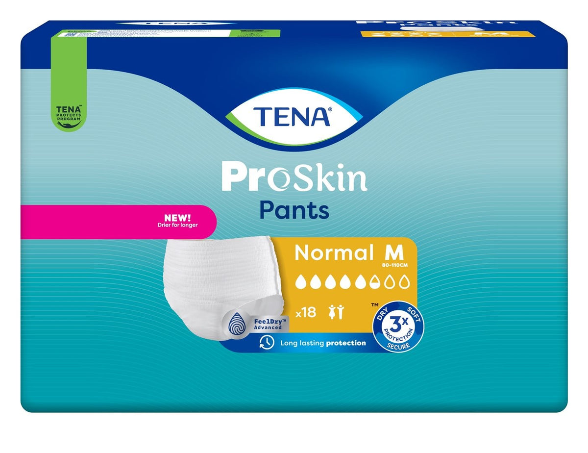 TENA Pants Normal M, Hüftumfang 80-110cm (18 Stk)