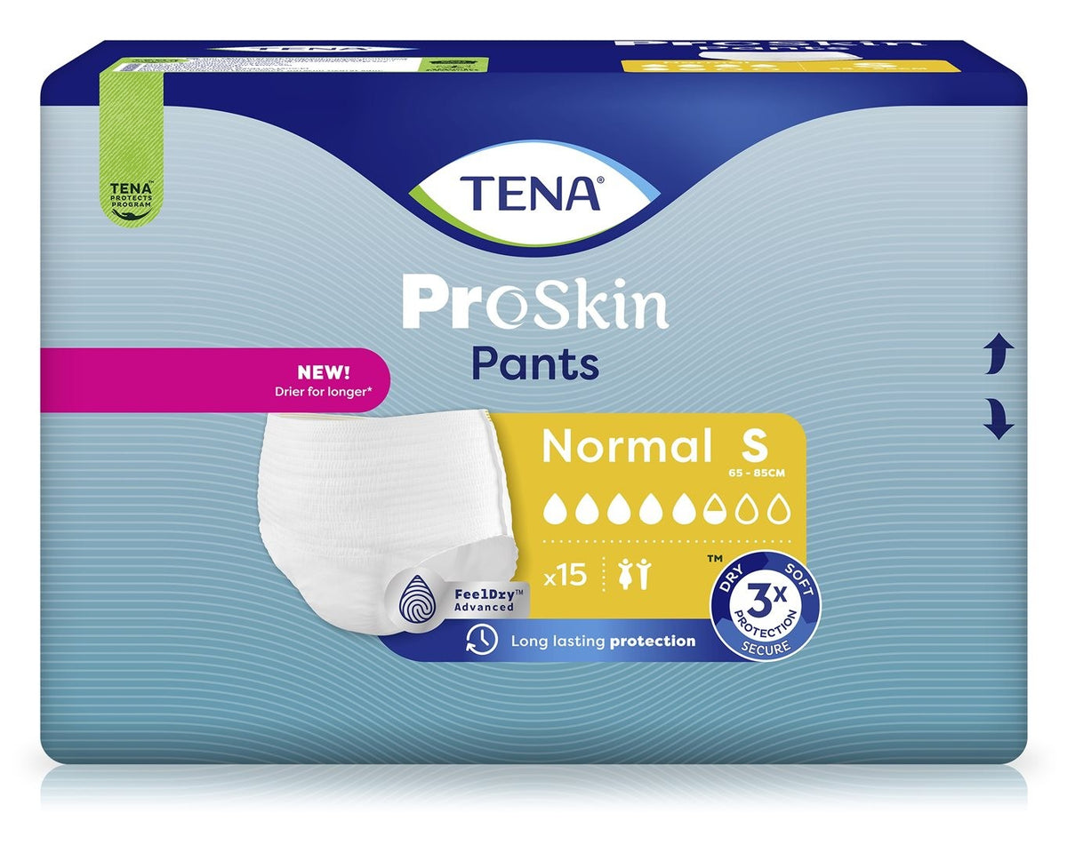 TENA Pants Normal S, Hüftumfang 65-85cm (15 Stk)