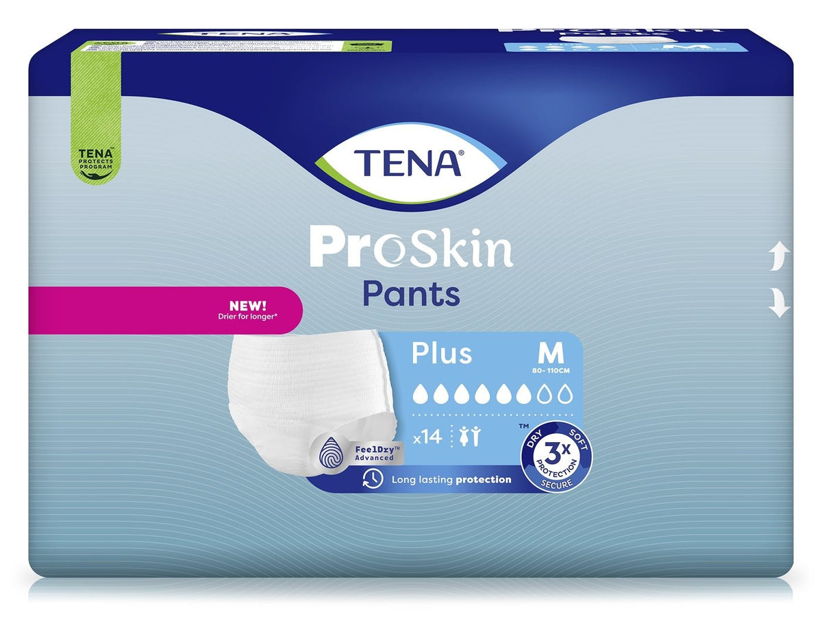 TENA Pants Plus M, Hüftumfang 80-110cm (14 Stk)