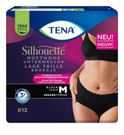 TENA Silhouette Plus M, Hüftumfang 75-100cm schwarz (12 Stk)