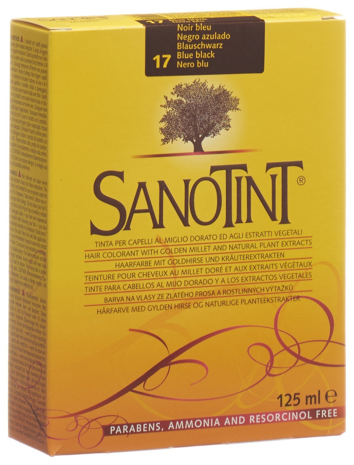 SANOTINT Haarfarbe 17 blauschwarz (125ml)