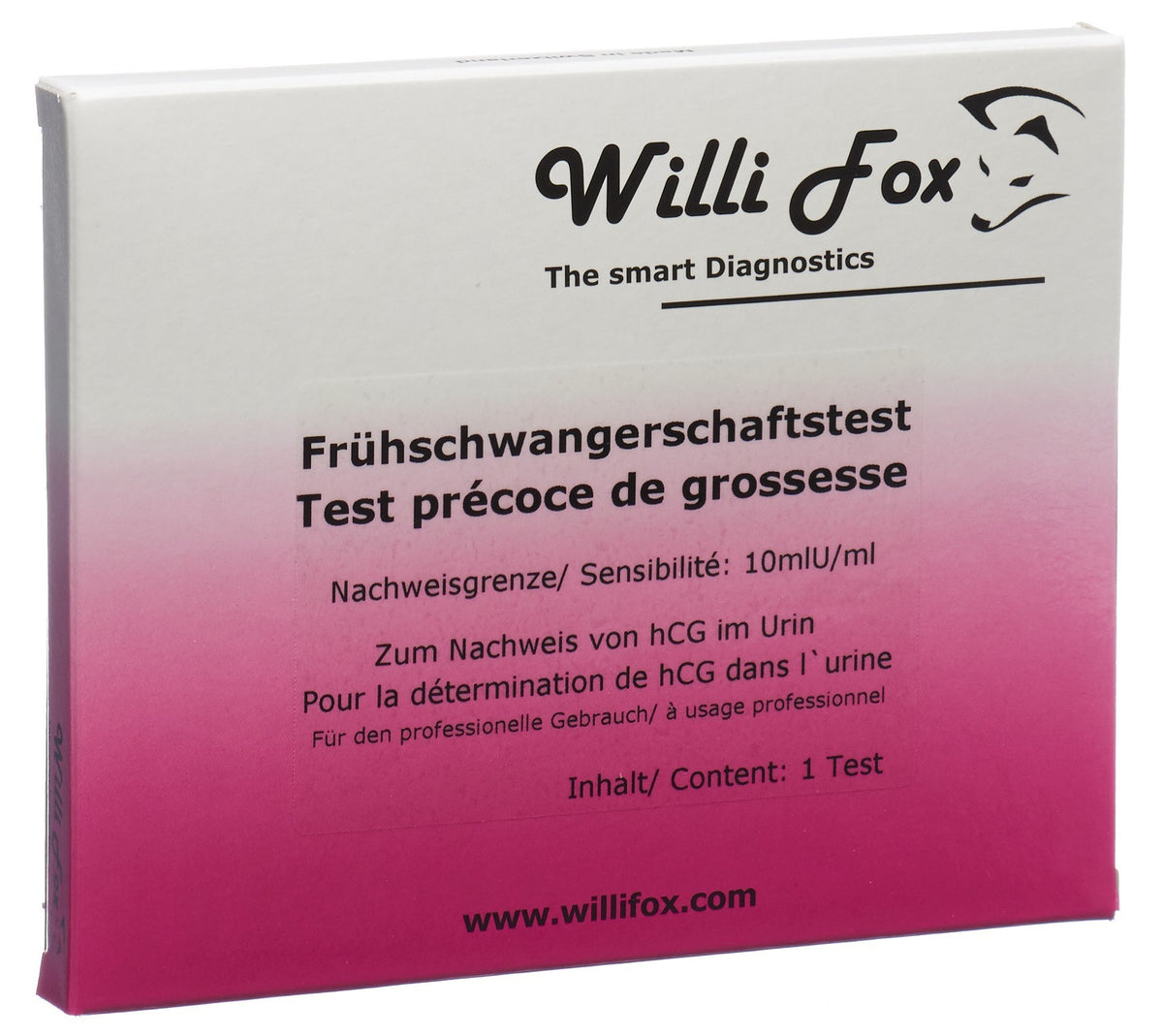 Willi Fox Frühschwangerschaftstest Urin (1 Stk)