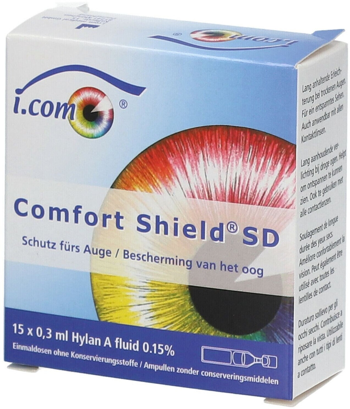 i.com Comfort Shield Nachbenetzungslösung (15x0.3ml)