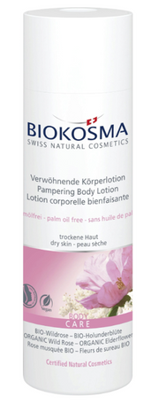 BIOKOSMA Körperlotion Bio-Wildrose & Bio-Holunderblüte (200ml)