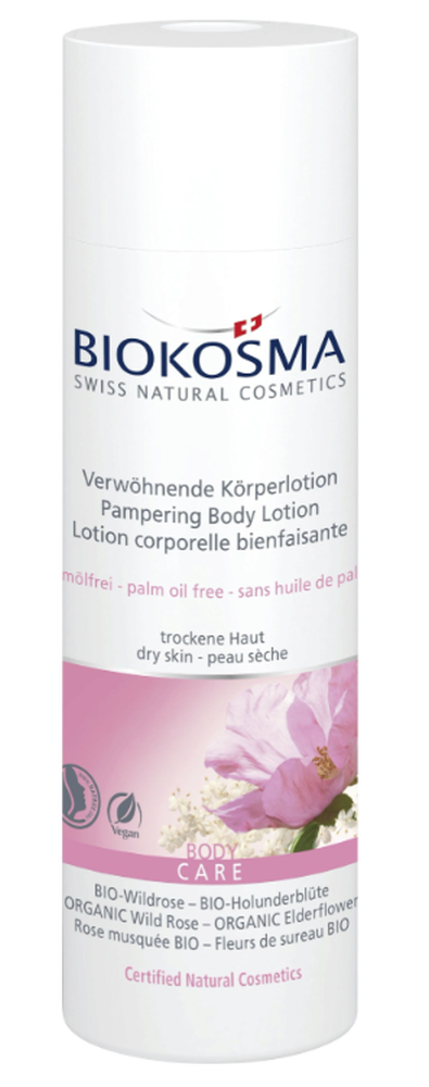 BIOKOSMA Körperlotion Bio-Wildrose & Bio-Holunderblüte (200ml)