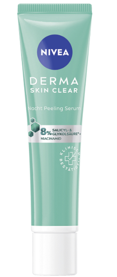 Nivea Derma Skin Clear Nacht Peeling Serum (40ml)