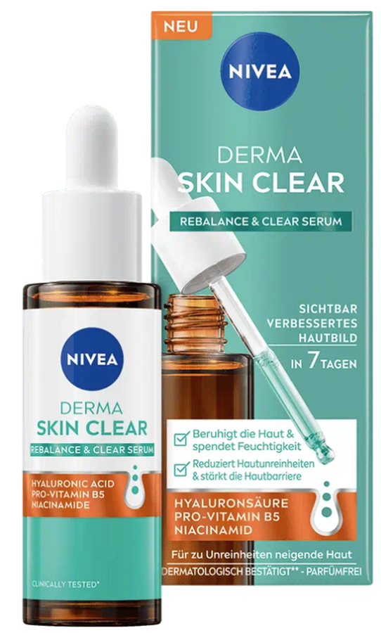 Nivea Derma Skin Clear Rebalance & Clear Serum (30ml)