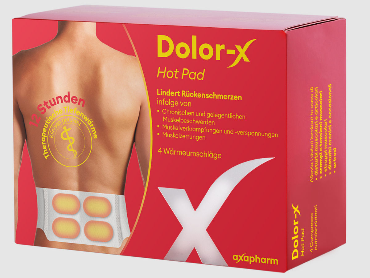 Dolor-X Hot Pad Wärmeumschläge (4 Stk)