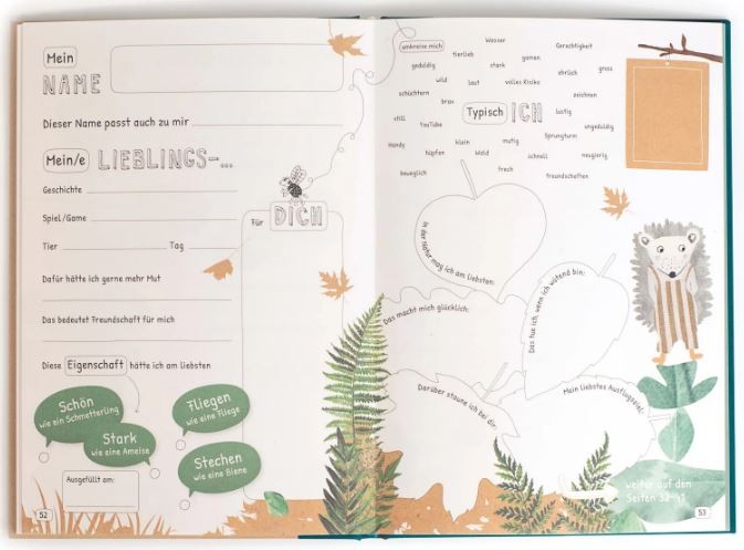 byMinz Naturprodukte Freundebuch (1 Stk)